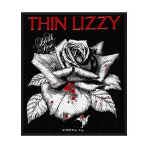 THIN LIZZY - BLACK ROSE. Tygmärke