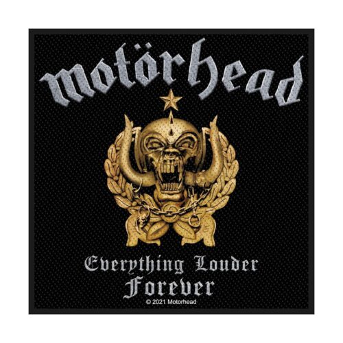 MOTORHEAD - EVERYTHING LOUDER FOREVER. Tygmärke