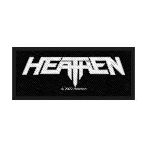 HEATHEN - LOGO. Tygmärke