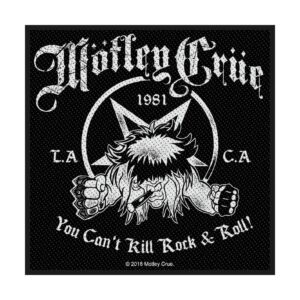 MOTLEY CRUE - YOU CAN'T KILL ROCK N ROLL. Tygmärke