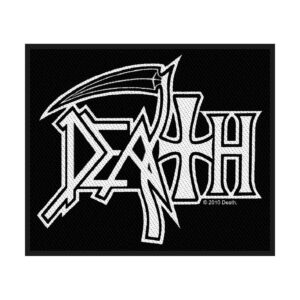 DEATH - LOGO. Tygmärke