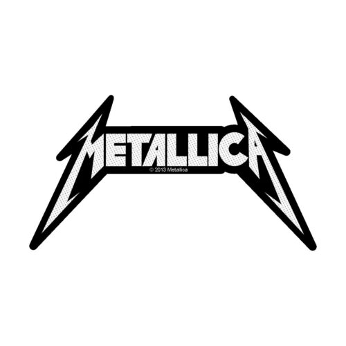 METALLICA - SHAPED LOGO. Tygmärke