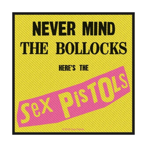 SEX PISTOLS - NEVERMIND THE BOLLOCKS. Tygmärke