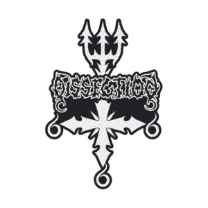 DISSECTION - LOGO CUT OUT. Tygmärke