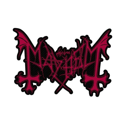MAYHEM - LOGO CUT OUT. Tygmärke