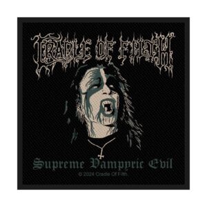 CRADLE OF FILTH - SUPREME VAMPYRIC EVIL. Tygmärke