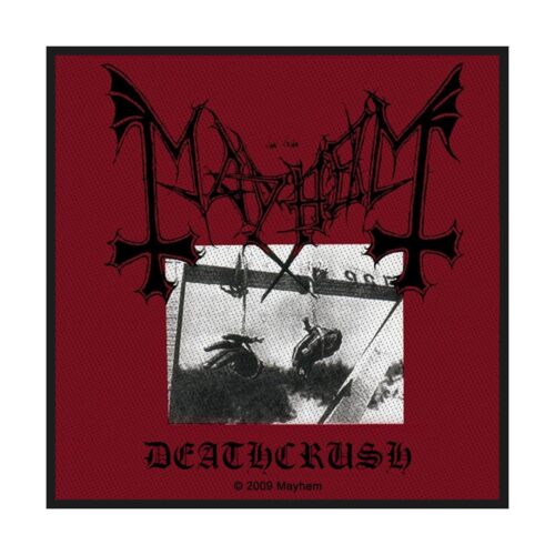 MAYHEM - DEATHCRUSH. Tygmärke