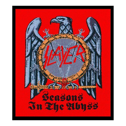 SLAYER - SEASONS IN THE ABYSS / EAGLE. Tygmärke