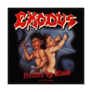 EXODUS - BONDED BY BLOOD. Tygmärke