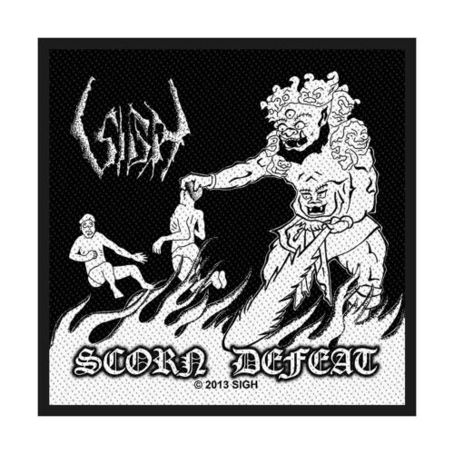 SIGH - SCORN DEFEAT. Tygmärke