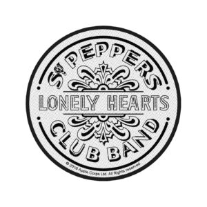 THE BEATLES - SGT. PEPPERS DRUM. Tygmärke