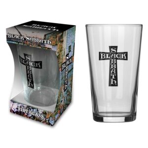 BLACK SABBATH - CROSS LOGO. Ölglas 1st