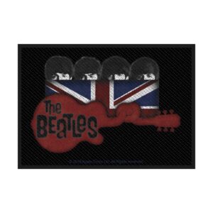 THE BEATLES - UNION JACK GUITAR. Tygmärke