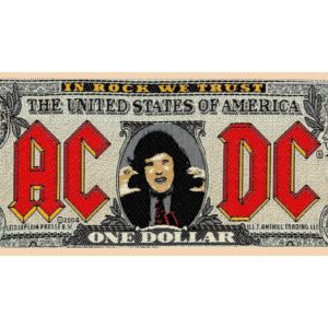 AC/DC - BANK NOTE. Tygmärke