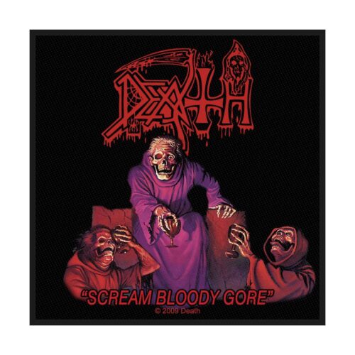 DEATH - SCREAM BLOODY GORE. Tygmärke