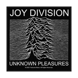 JOY DIVISION - UNKNOWN PLEASURES. Tygmärke