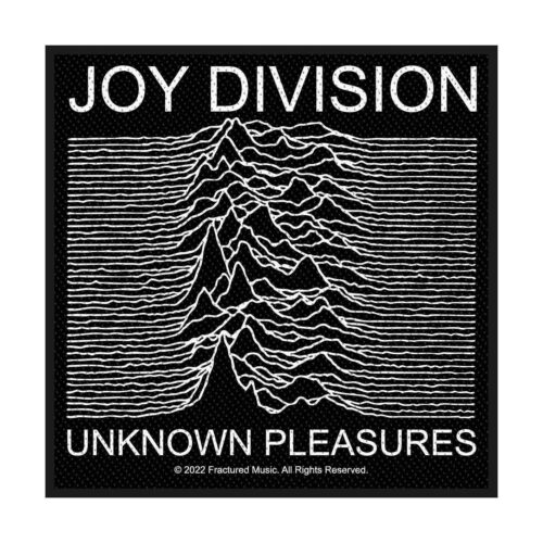 JOY DIVISION - UNKNOWN PLEASURES. Tygmärke