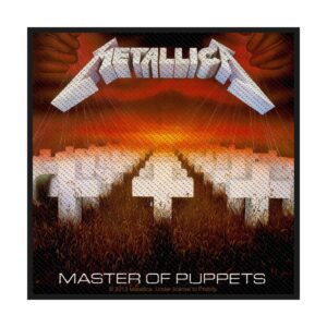 METALLICA - MASTER OF PUPPETS. Tygmärke
