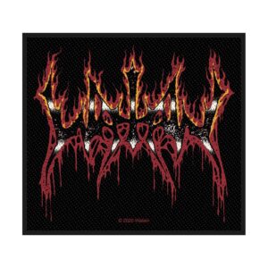 WATAIN - FLAMING LOGO. Tygmärke