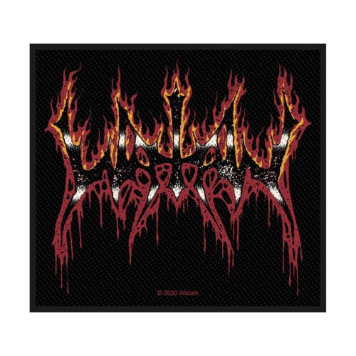 WATAIN - FLAMING LOGO. Tygmärke