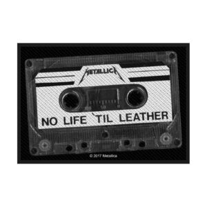 METALLICA - NO LIFE 'TILL LEATHER. Tygmärke