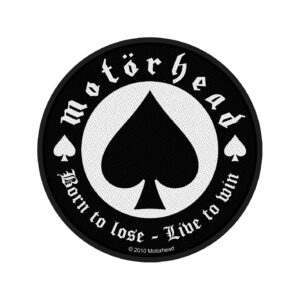 MOTORHEAD - BORN TO LOSE. Tygmärke