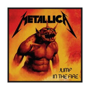 METALLICA - JUMP IN THE FIRE. Tygmärke