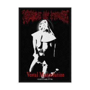CRADLE OF FILTH - VESTAL MASTURBATION. Tygmärke