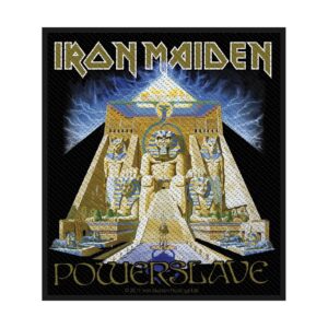 IRON MAIDEN - POWERSLAVE. Tygmärke