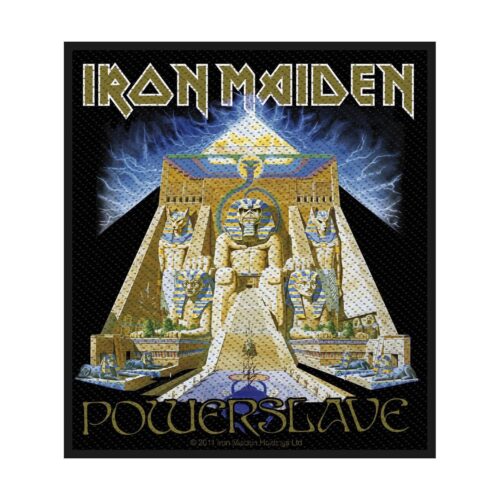 IRON MAIDEN - POWERSLAVE. Tygmärke