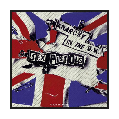 SEX PISTOLS - ANARCHY IN THE U.K.. Tygmärke