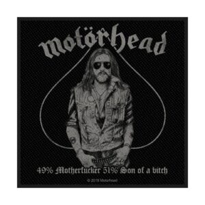 MOTORHEAD - 49% MOTHERFUCKER. Tygmärke