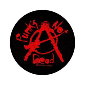 GENERIC - PUNKS NOT DEAD. Tygmärke