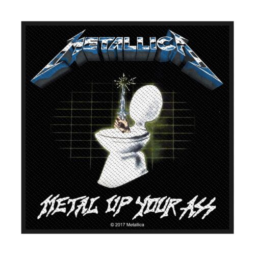 METALLICA - METAL UP YOUR ASS. Tygmärke