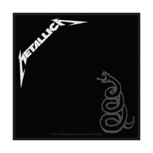 METALLICA - BLACK ALBUM. Tygmärke