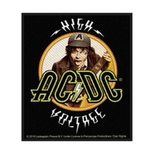 AC/DC - HIGH VOLTAGE ANGUS. Tygmärke