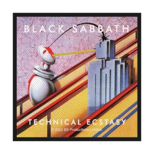 BLACK SABBATH - TECHNICAL ECSTASY. Tygmärke