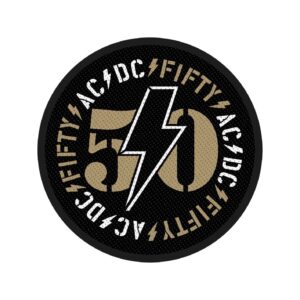 AC/DC - FIFTY. Tygmärke