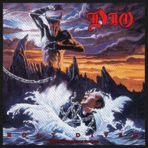 DIO - HOLY DIVER. Tygmärke
