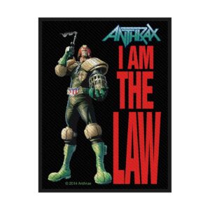 ANTHRAX - I AM THE LAW. Tygmärke