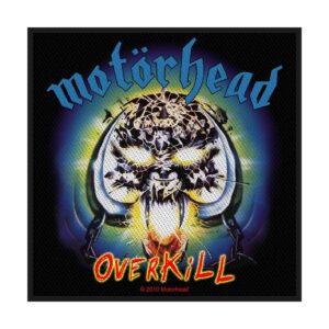 MOTORHEAD - OVERKILL. Tygmärke