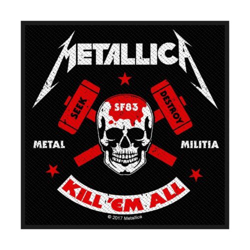 METALLICA - METAL MILITIA. Tygmärke