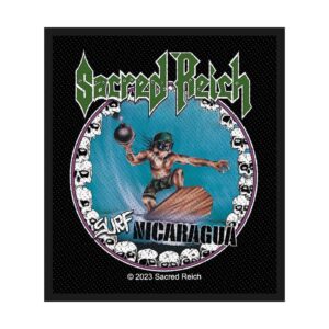 SACRED REICH - SURF NICARAGUA. Tygmärke