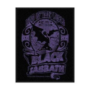 BLACK SABBATH - LORD OF THIS WORLD. Tygmärke