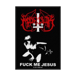 MARDUK - FUCK ME JESUS. Tygmärke