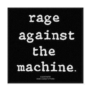 RAGE AGAINST THE MACHINE - LOGO. Tygmärke