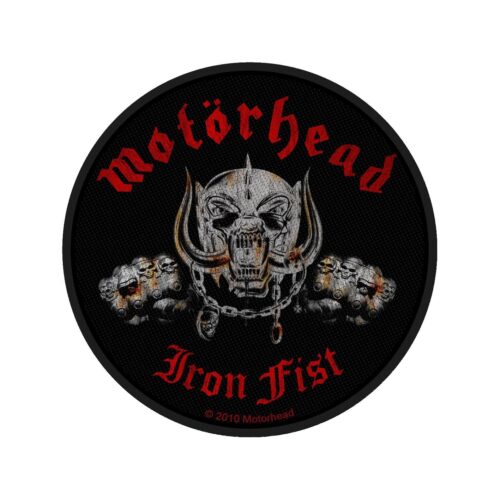 MOTORHEAD - IRON FIST / SKULL. Tygmärke