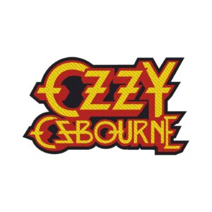OZZY OSBOURNE - LOGO CUT-OUT. Tygmärke
