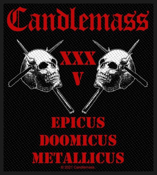 CANDLEMASS - EPICUS 35TH ANNIVERSARY. Tygmärke
