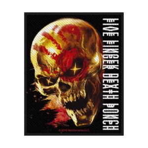 FIVE FINGER DEATH PUNCH - AND JUSTICE FOR NONE. Tygmärke